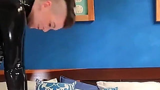 Virgin Fucked on the Bed by Latex Goddess