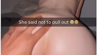 19 Year Old Teen Cheats On Boyfriend In College Dorm On Snapchat With Broken Condom - Full Video