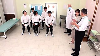 Asian schoolgirl enjoy group sex