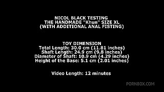 Nicol Black Testing The Handmade Khun Size XL (With Additional