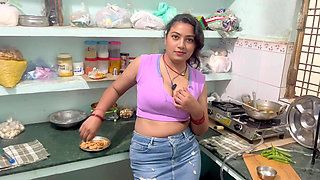 Sahar Beautiful Bhabhi First Time Sex With Devar in kitchen,Tight pussy hindi Viral Video