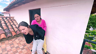 A quick with my best friend in public