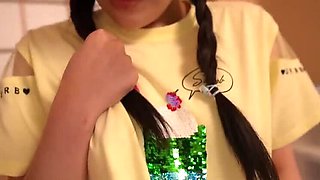 Asian Teen Aya's First Time Sex - Squirting & Creampie in Wet Pussy