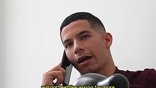 Rough fuck in public for flat-chested Latina