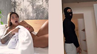 Big Ass Latina Salome Gil Takes Huge Cock in Rough Doggy Style - Busty MILF Fucked Hard at Home