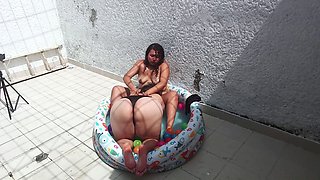 Dripping wet pussy, dark-hued, jack