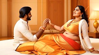 Cheating stepsister gets pounded by a huge Indian cock