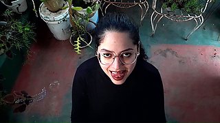 Risky Rooftop Blowjob While Neighbors Were Nearby Part 1