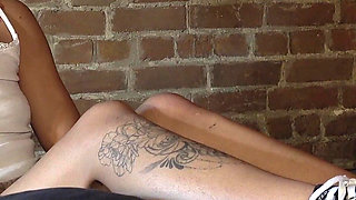 Cruella's Blindfolded Slave Cheating Blowjob - (dreamgirls in Socks)