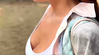 Busty Babe Apra Shay Gives Amazing Blowjob