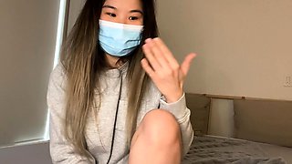 Shy but very cute japanese teen solo fresh pussy playing fun