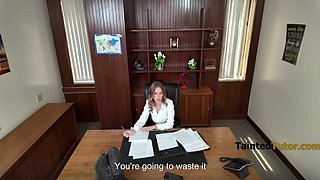 Teacher Blackmailed By Student For Rough Desk Sex - Anya Olsen & Mike Ox