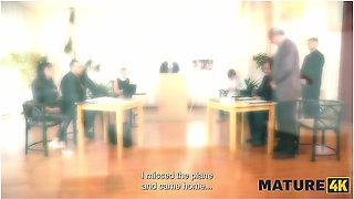 Old Elle With Huge Tits Fucked Her Gardener In Doggy And Ended Up In Court