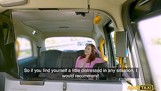Redhead Slut rides Fake Taxi - Calming Her Nerves with Eva Ray