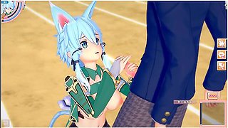 Koikatsu! Sex With Big Tits Anime Girl. 3D CG Erotic Anime Video