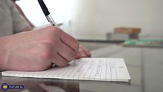 A Sexual Education Old & Young Threesome With 62 Year Old Granny Mia And Her Stepgrandson And Friend