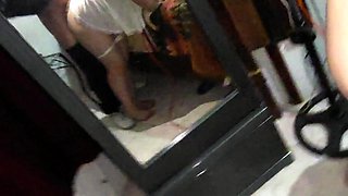 Big tits creampie fills school corridors