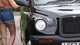 Boy Girl Taxi Fuck with Andy Lee