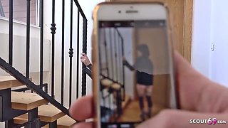 College Teen 18+ Sara Talk To Unfathomable Anal Casting