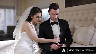 Contemporary Transgressions: Groomsman Anally Defiles Italian Bride Valentina Nappi On Her Wedding Day With A Remote Butt Plug