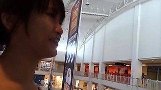 Thai slut bounces on a hard strapon and groans loudly