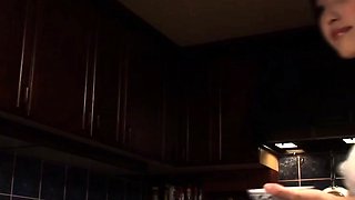 Asian Girl Blowjobs Outdoors POV