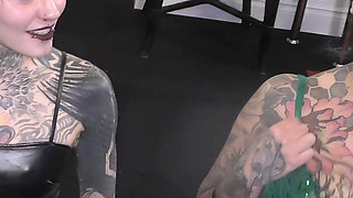 Tattooed Babes Are Ready to Suck and Deepthroat Some Long Dicks