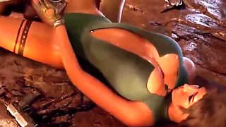 Immune833 Hardcore Rough Fuck with Big Natural Tits Indian Couple in Hot Anime 3D Animation