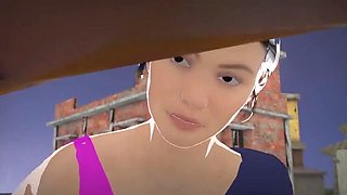 Horny Step Sister's First Time with Sabita Bhabi - Big Dick Indian Desi Sex