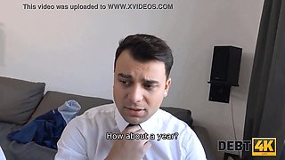 Debt4k. brazen dude fucks another mans bride as the only way to delay debt