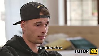 Tutor4k. his sex toy was lacking in affection and asked for a spanking!