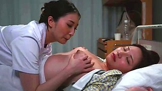 Japanese teen lesbians in hot action