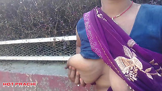 Indian Village Beautiful Hot Wife Fuck With Husband Outdoor Clear Hindi Audio, Indian Village Bhabhi fuck in outdoor forest xxx
