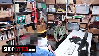 Skinny Asian Jade Noir Caught Shoplifting Gets Hard Discipline from Horny Cop