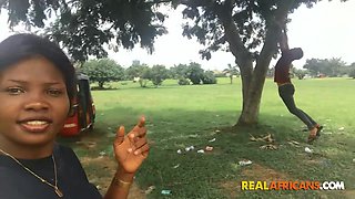 Cute African Couple Having Lovely Date Before Hardcore Fuck!