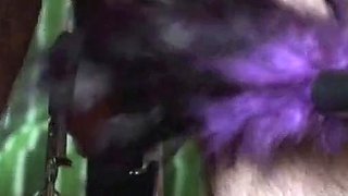 Reife deutsche Rothaarige in BDSM -Sitzung mit Slave Pt.