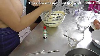 Granny Fucks Her Asian Kitchen Help