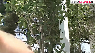 Horny blonde gags on a monster black cock then sucks it to massive mouth cumshot