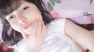 Hana Lily - Virgin Teen Masturbating Solo with Closeup Pussy Action