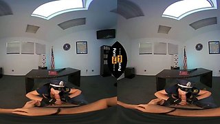 Hot babe with perfect big boobs taking shower