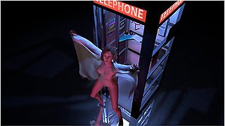 Phone Booth Strip Tease Dance
