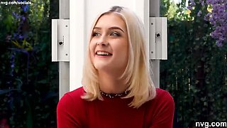 Innocent Girl Next Door Discovers a Dick Inside Her – POV Virgin Casting