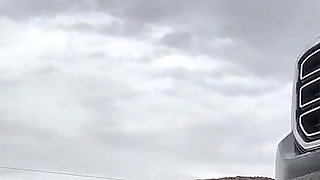 Blowjob Next to Road for People to Watch Public Blowjob at Hotel