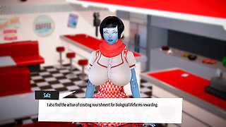 Sexus resort: robot girl with big boobs ep 3