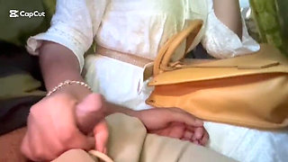 Public Bus Handjob with Random Girl