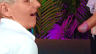 Hot Handjob for Sissy From Hottest Funny Cumming