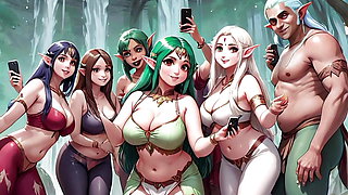 AI Uncensored Anime Hentai 3D Indian Women Vol-1 - Elf & Monsters