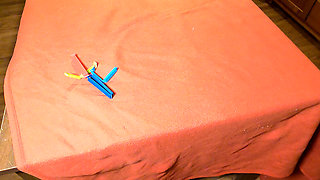 Hard Vagina Punishment on Table