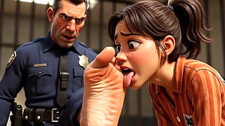 Licking Cop's Feet - Heavy Degradation