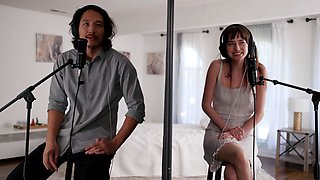 PETITE BEAUTY Lana Smalls Passionately Rides Handsome Man